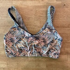 Maaji reversible cross back sports bra.